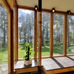 View from hall to the park-yard