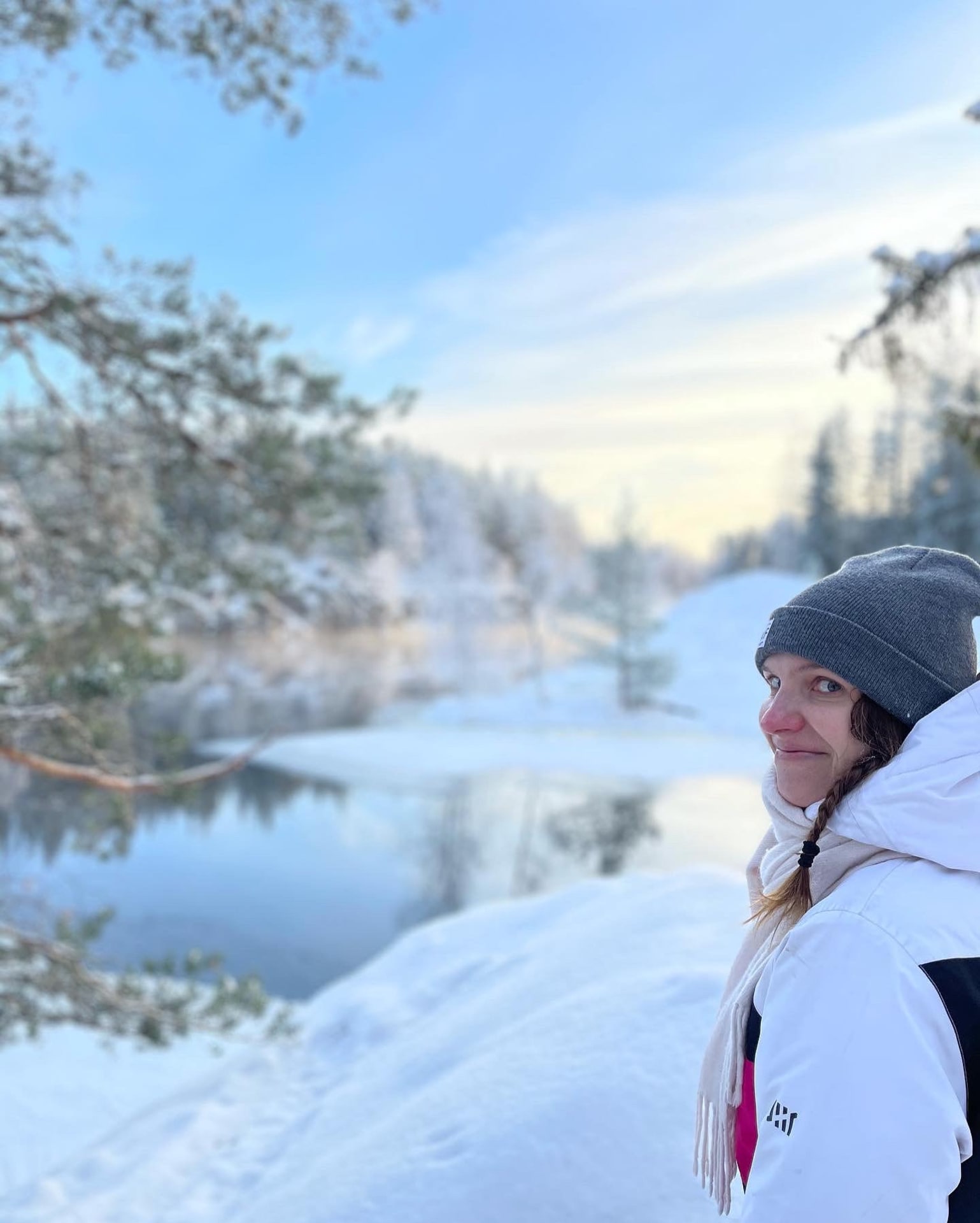 Kuulas pakkaspäivä Kymijoella