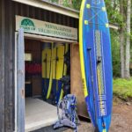 SUP boards are also available from rental base