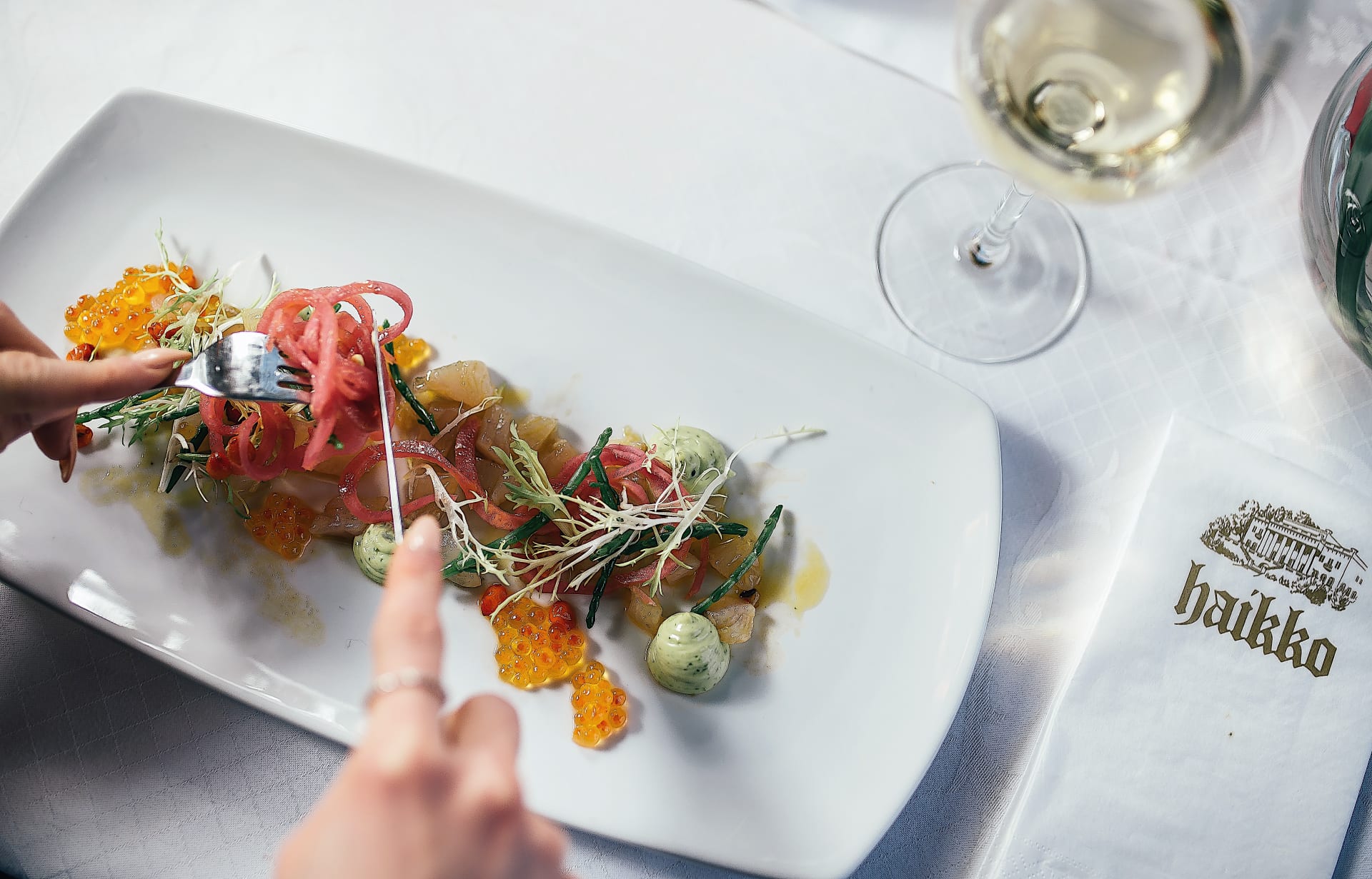 Starter A la carté menu