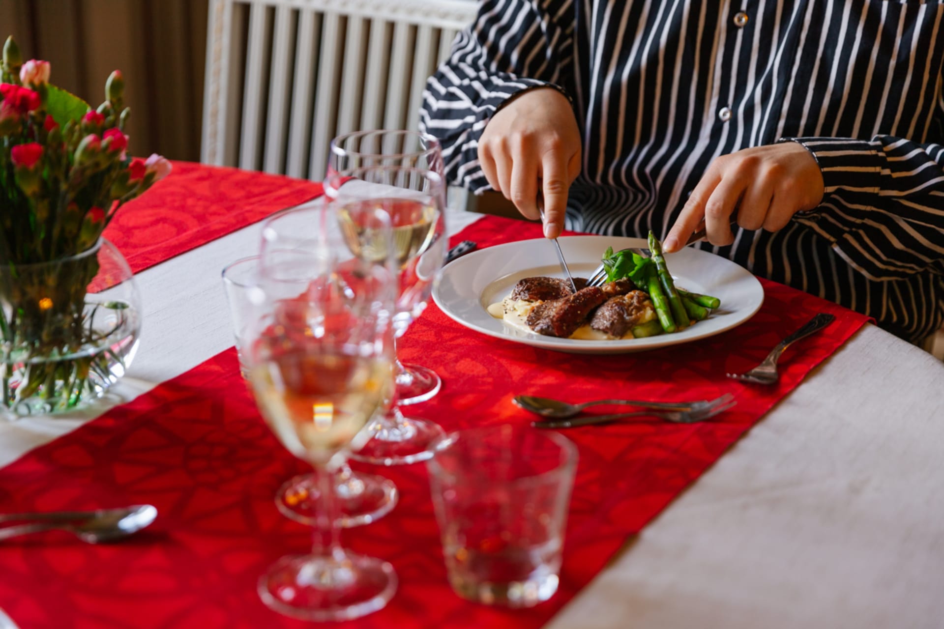 The Kirjokivi Manor restaurant