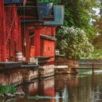 Porvoo river and the pictoresque old warehouses