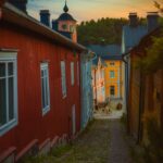 Narrow streets of Old Porvoo