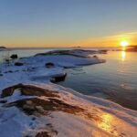 Talvimaisema Villa Laxvarpetista