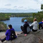 On the high rock, there are great views.
