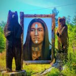 Intiaanialue lasten ja aikuisten iloksi.