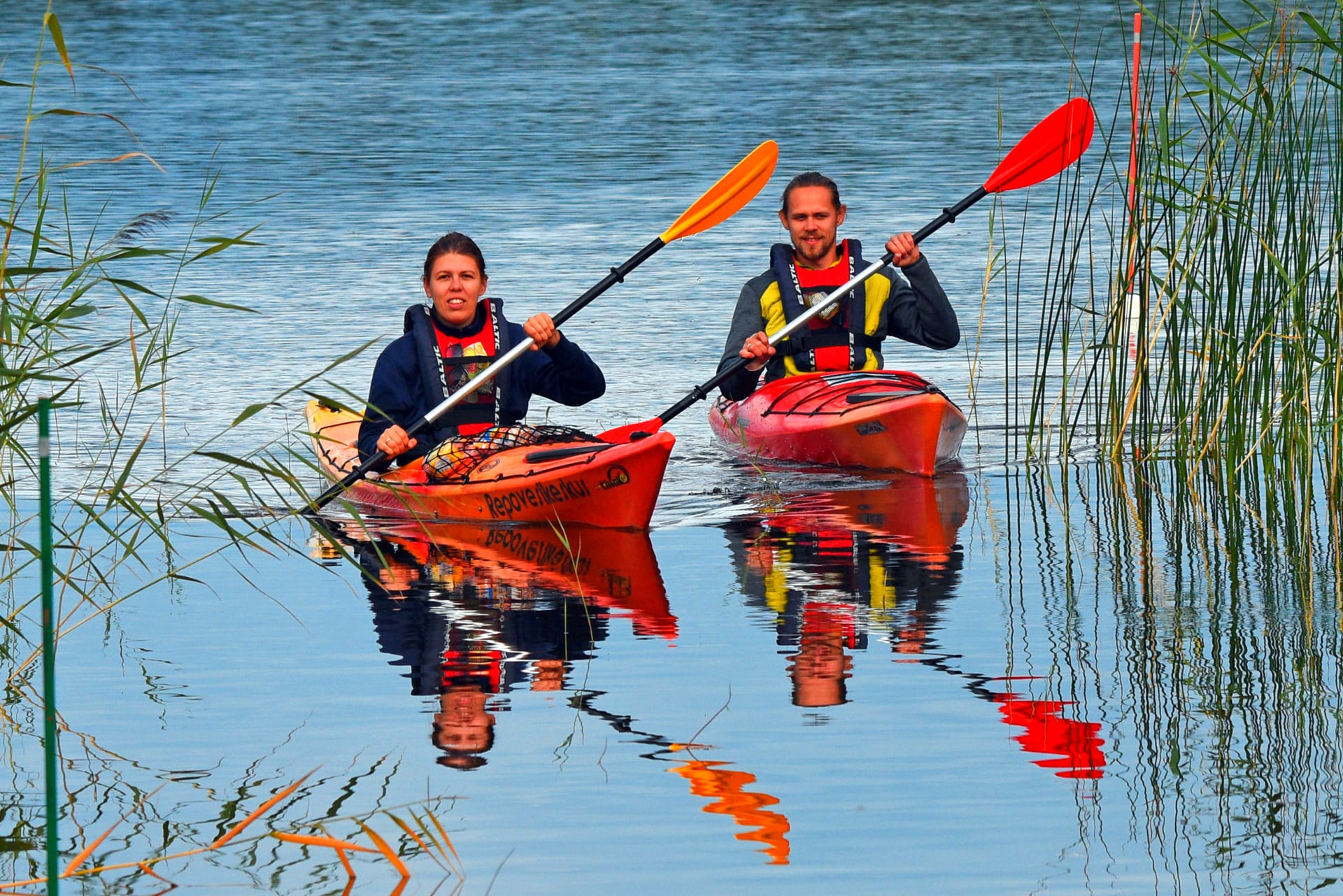Testwinner single kayaks to rivers and lakes