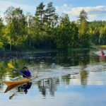 A nice route along narrow rivers and lakes