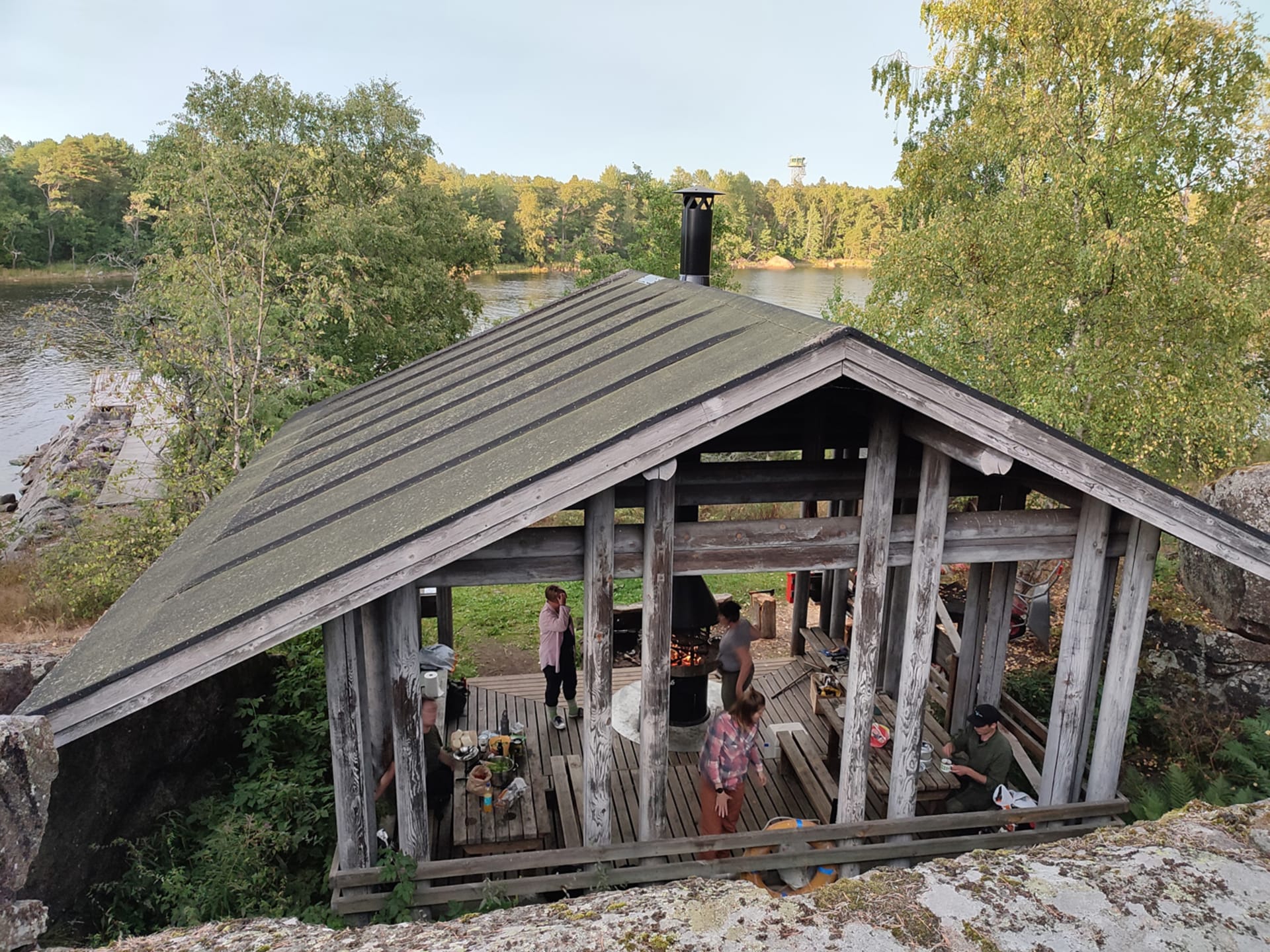 Ulko-Tammio. Sataman keittokatos.