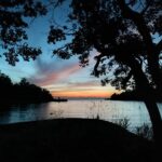 Iltainen näkymä Ulko-Tammiosta merelle.