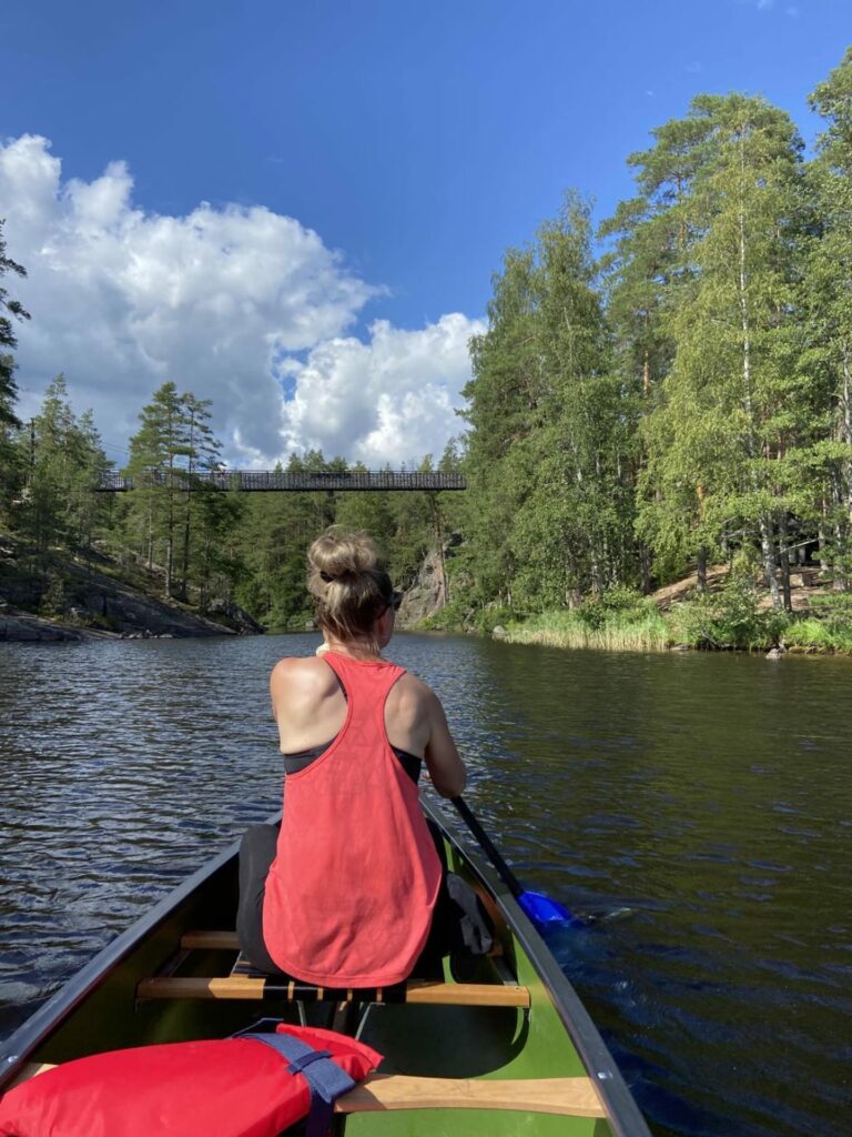 Canoieng in Repovesi