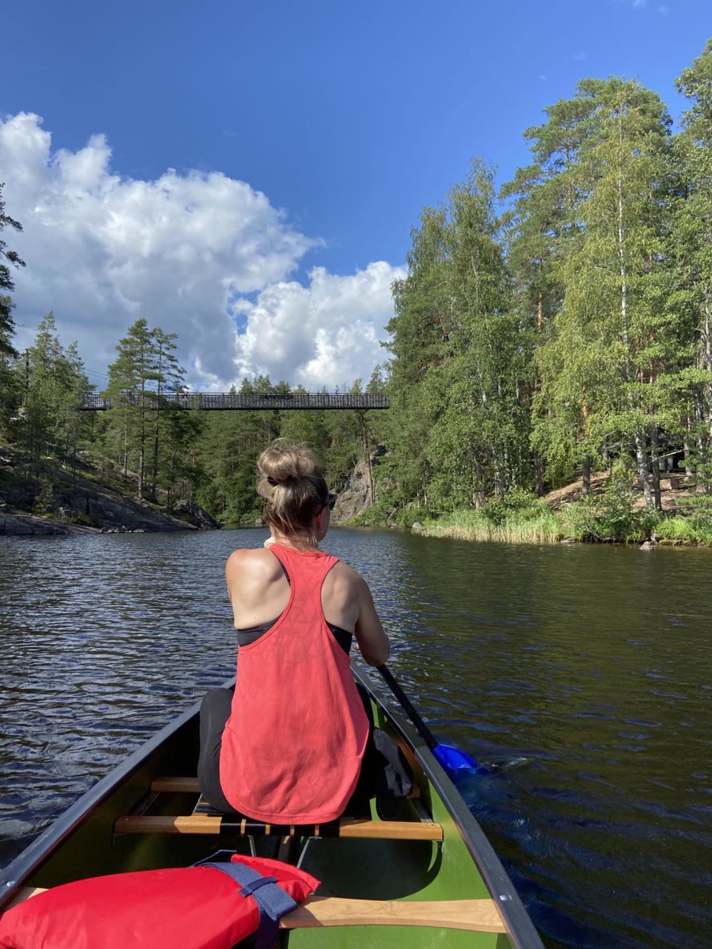 Canoieng in Repovesi