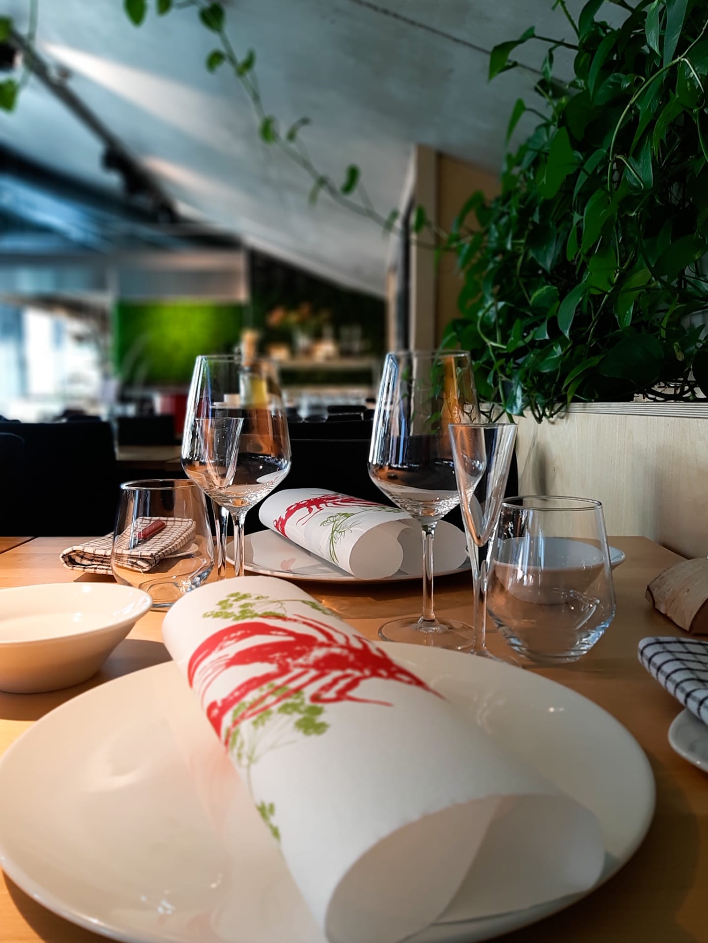 Crayfish dinner at Bistro Sinne.