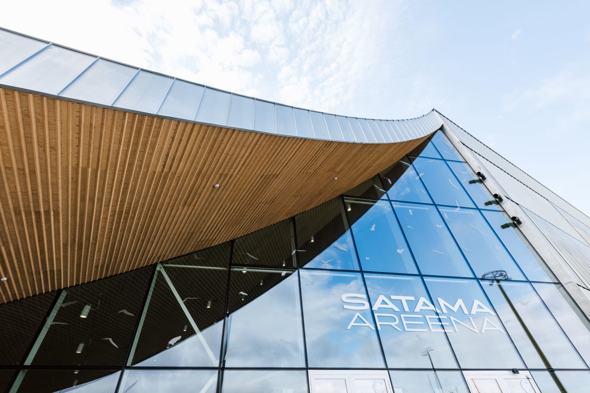 Facade of Satama Areena