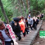 Stairs to the view point