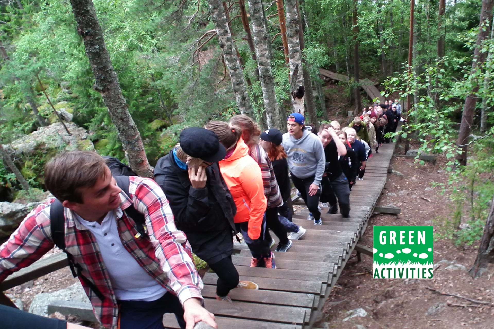 Stairs to the view point