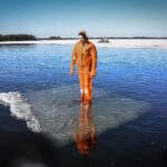 Try ice raft surfing