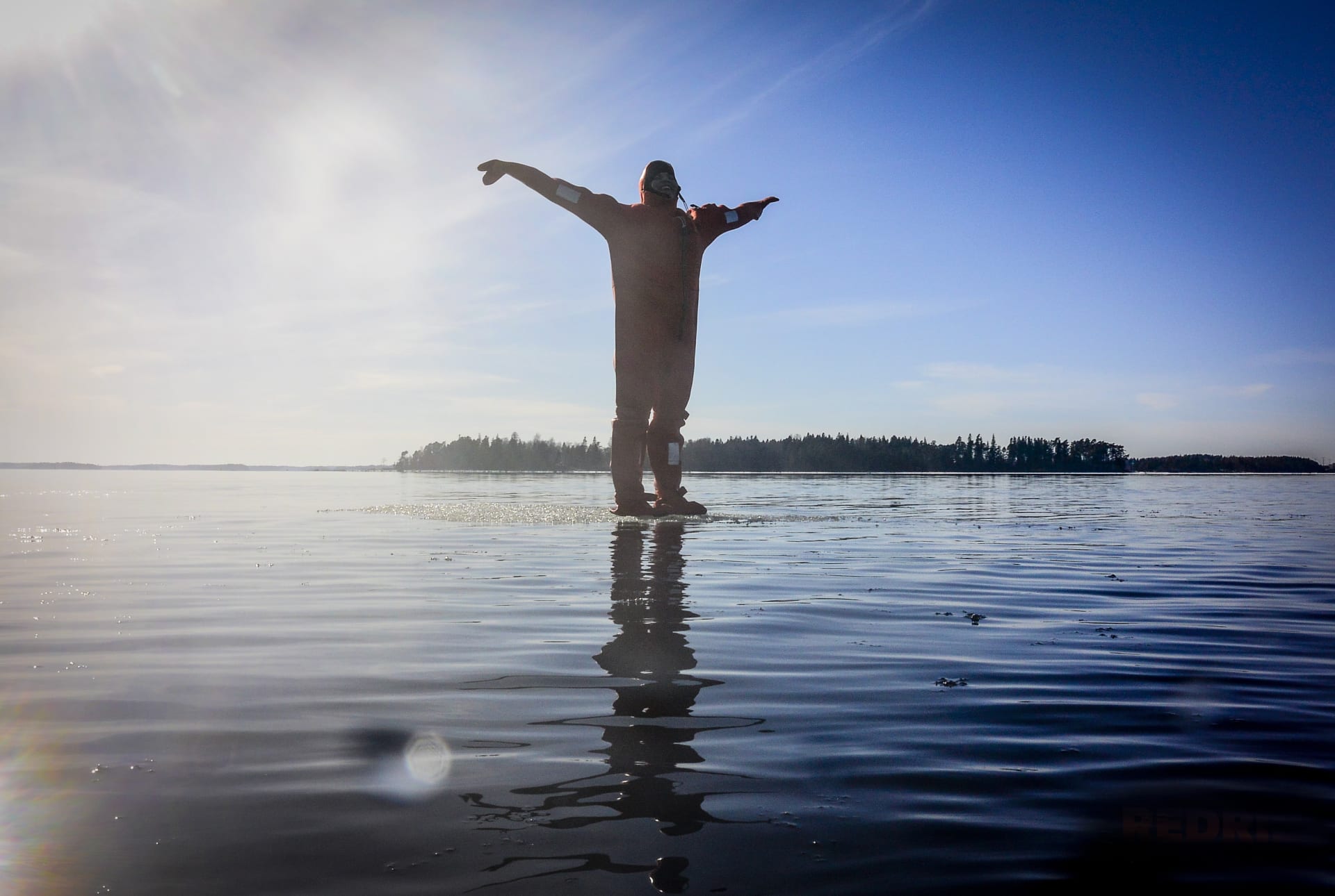 walking on the water