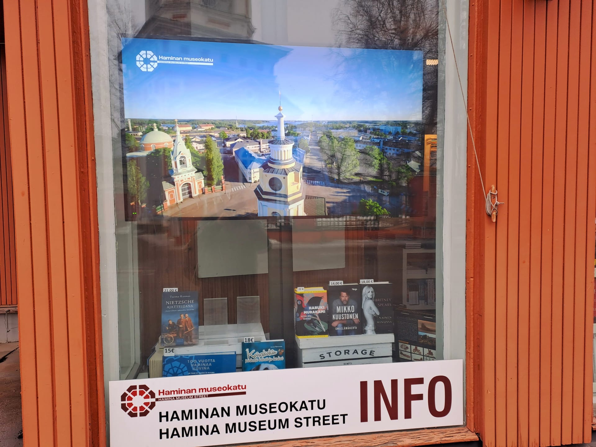 Hamina Museum steet infopoint