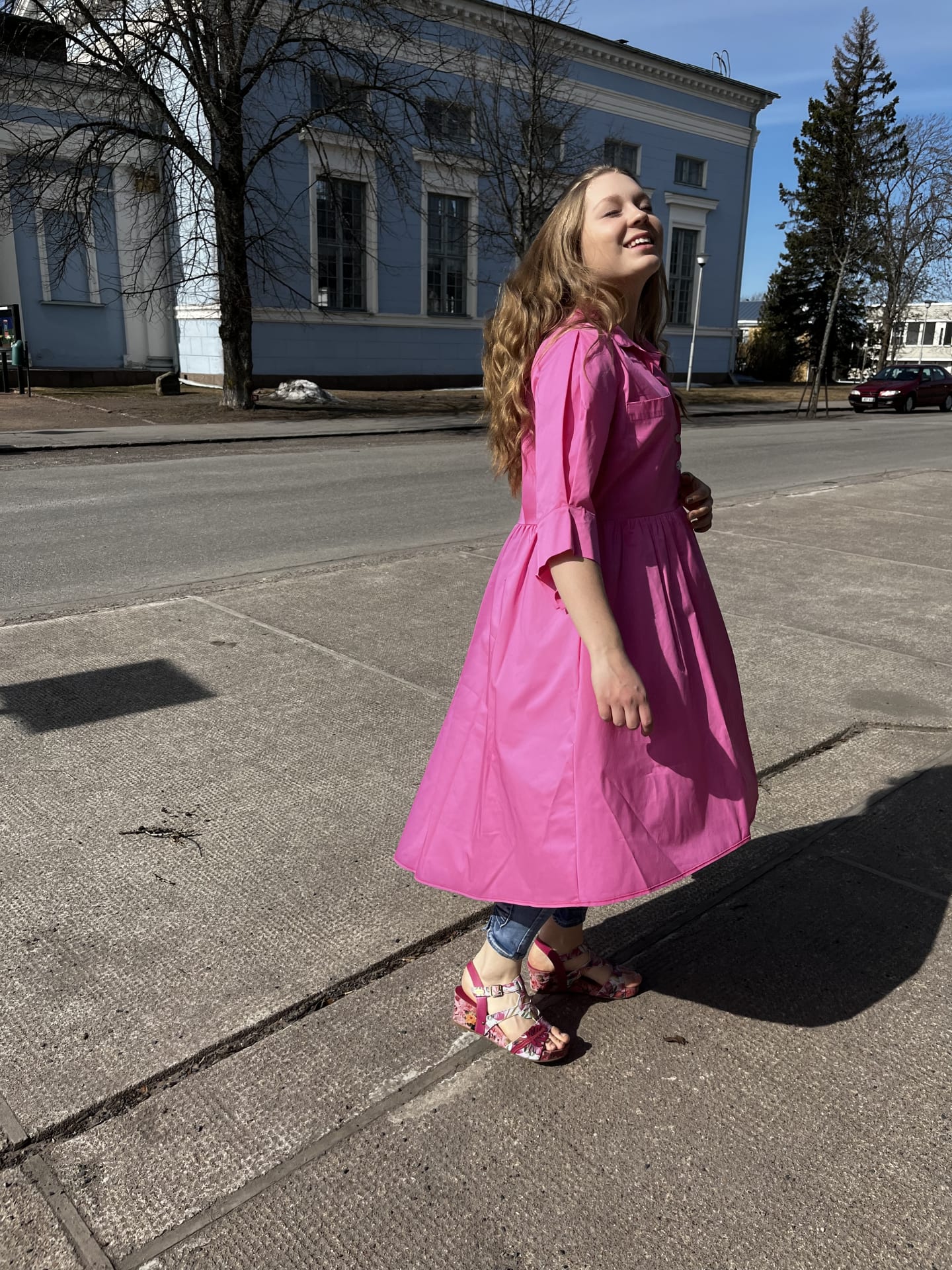 Elisa Cavaletti pinkki mekko