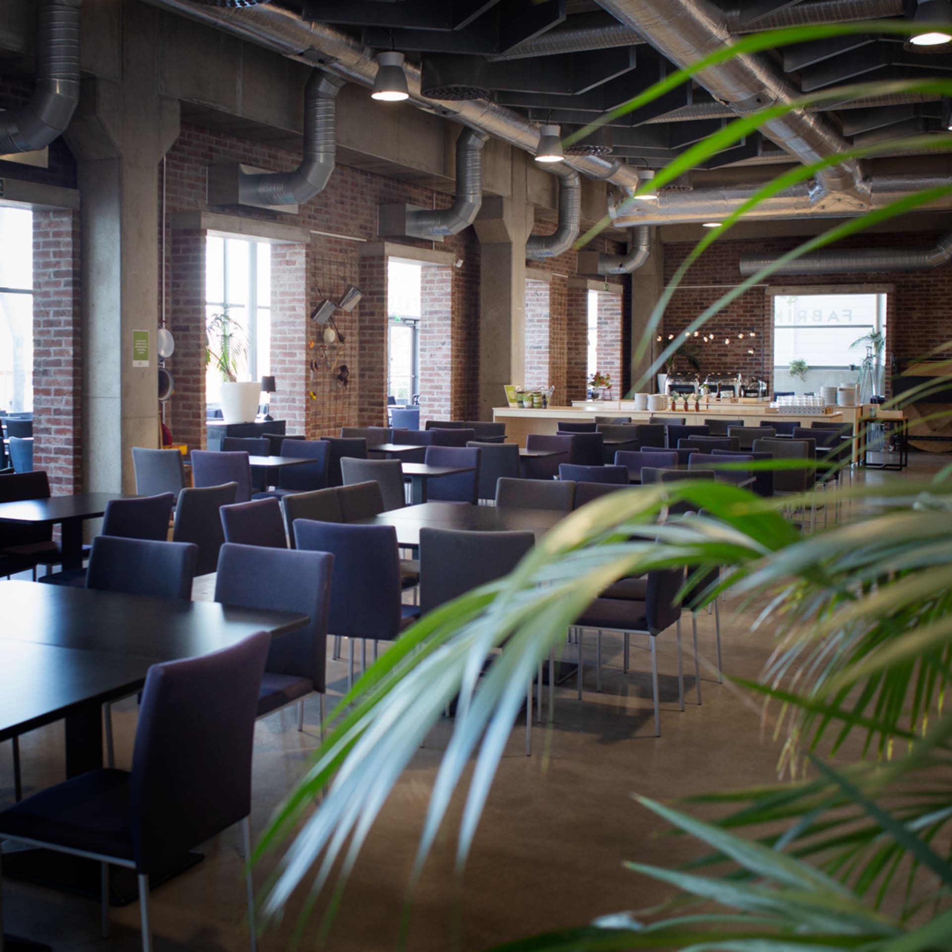 Spacious restaurant has space for big groups.