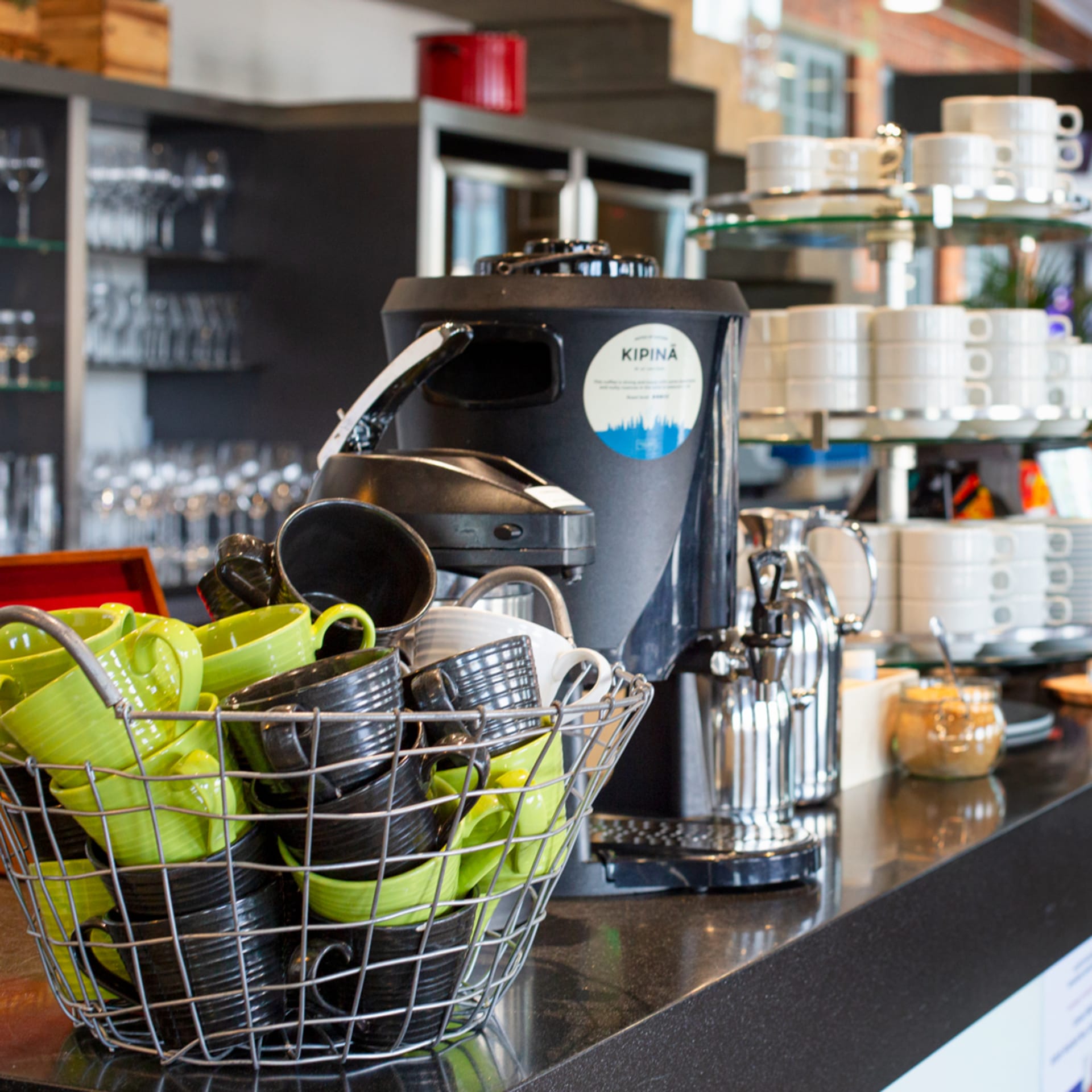 Coffee and tea are included in the lunch buffet
