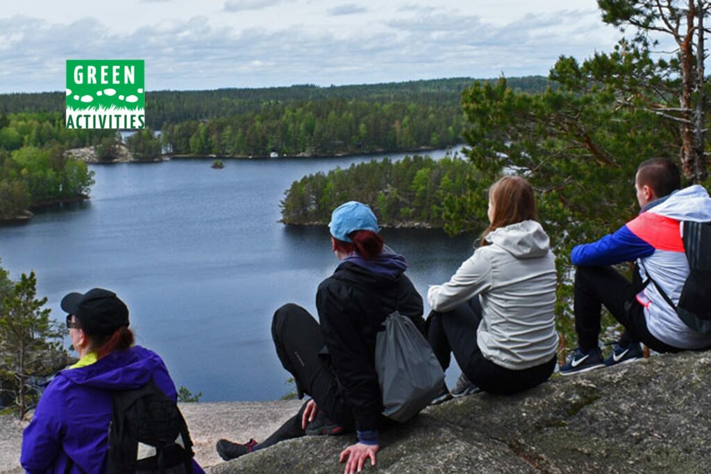 At the top of the hill