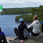 At the top of the hill