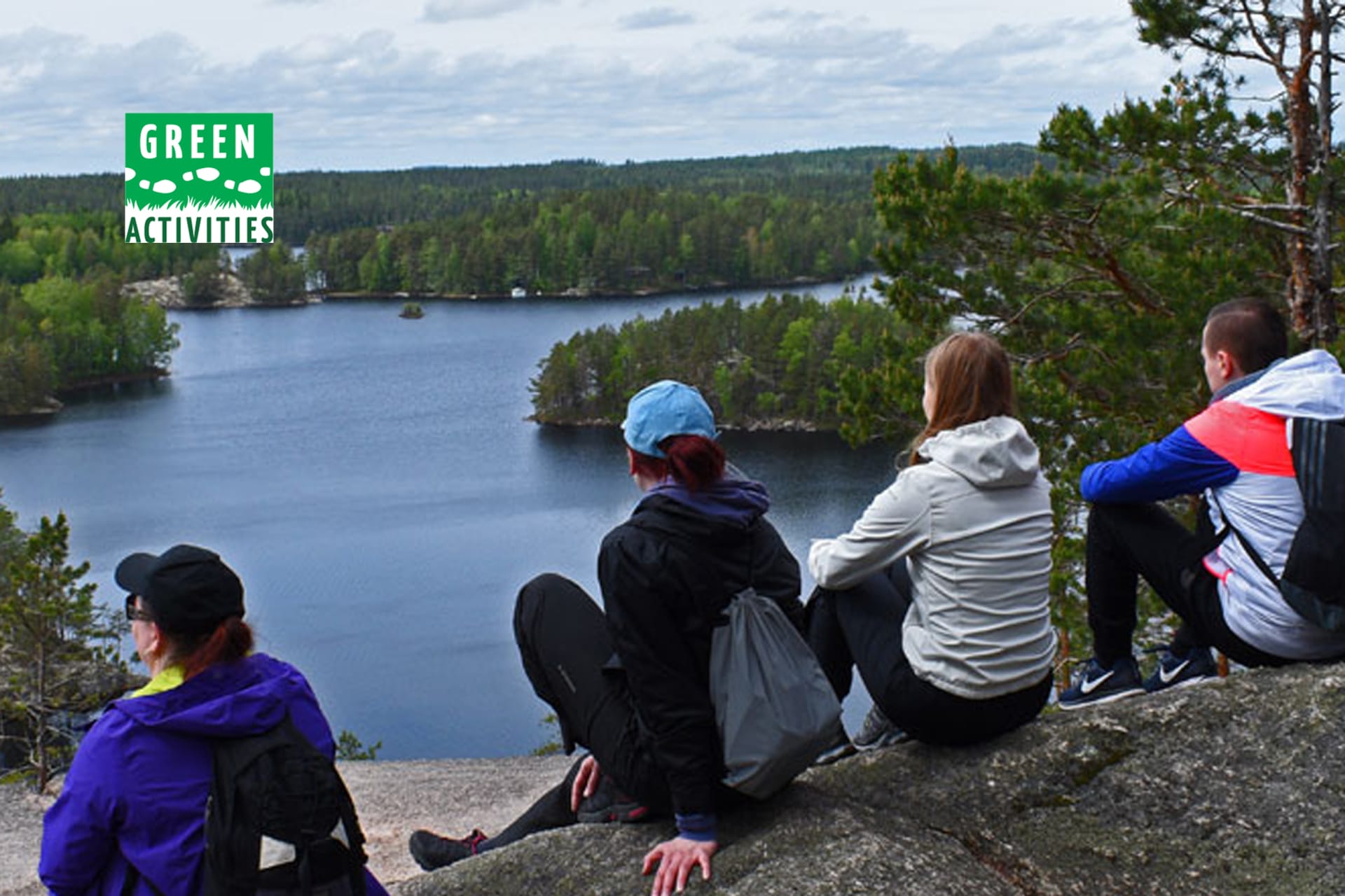 At the top of the hill