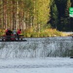A small hand -operated ferry