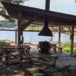 Ulko-Tammiossa nuotiopaikka